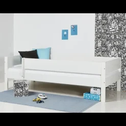 Amon Enkeltseng med sengehest - Light Green