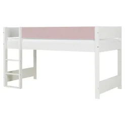 Argos Halvhøjseng med sengehest i Dusty Rose