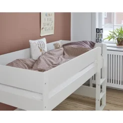 Argos Halvhøjseng med sengehest i Light Green