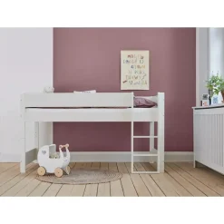 Argos Halvhøjseng med sengehest i Azur Mint