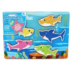 Baby Shark puslespil m/lyd