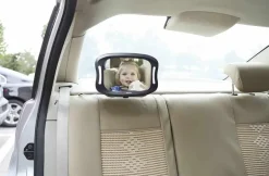 BabyDan bagsædespejl m/LED lys