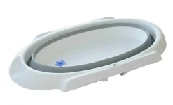 Badekar foldbar - 30 l. - hvid/grå