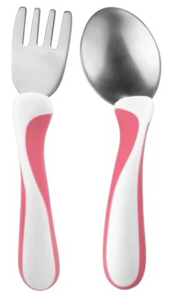 Bambino My first FORK & SPOON cerise