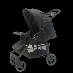 Basson Baby Foldevogn Antrasit inkl. regnslag