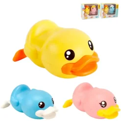 B.Duck Wind Up Bath Duck - Gul/Pink