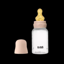 BIBS Baby Flaske Rund Latex 1 pack 150 ml Slow Flow Blush