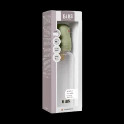 BIBS Baby Flaske Rund Latex 1 pack 270 ml Medium Flow Sage