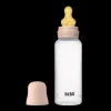 BIBS Baby Flaske Rund Latex 1 pack 270 ml Medium Flow Blush