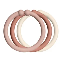 BIBS LOOPS Blush/Woodchuck/Ivory