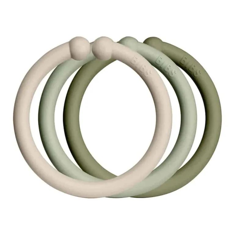 BIBS LOOPS Vanilla/Sage/Olive