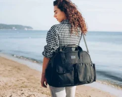 Bizzi Growin POD® Pusletaske og rejseseng - Chelsea Black