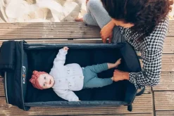 Bizzi Growin RucPOD® Pusletaske og rejseseng - Chelsea Black