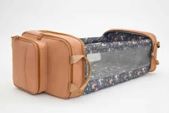 Bizzi Growin RucPOD® Pusletaske og rejseseng - Vegan Leather - Porcini