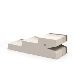 bObles Krokodille L 24 sand grey