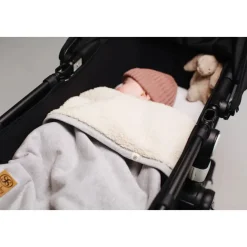 Cloby Teddy Blanket - Grå