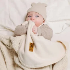 Cloby Teddy Blanket - Off White