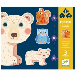 Djeco Primo puslespil - I skoven