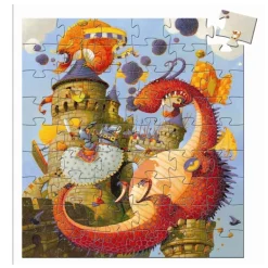 Djeco Silhuet Puslespil - Dragen 54 Brikker