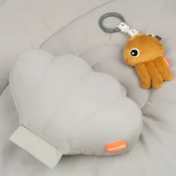 Done by Deer Aktivitets legetæppe Sea friends Grå