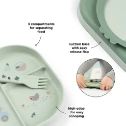 Done By Deer Første Foddie Spisesæt - Tiny Farm