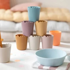 Done by Deer Kiddish mini kop 2 stk. Croco Mustard