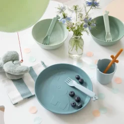 Done by Deer Kiddish mini kop 2 stk. Croco Grøn