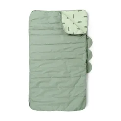 Done by Deer Quiltet børnesovepose Croco Grøn