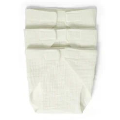 Dukkebleer i stof 3 stk - Hvide