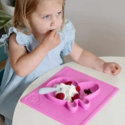 Ezpz Gurli Gris spisemåtte pink