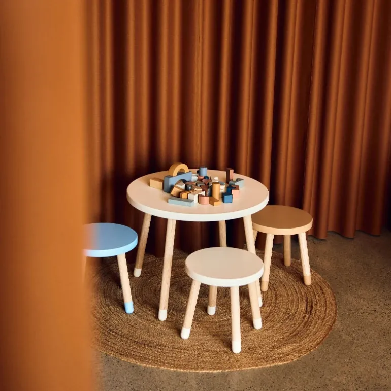 Flexa DOTS taburet Ø30x30cm Blushing Pink