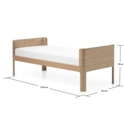 Flexa Nova Junior seng150x70cm Oak