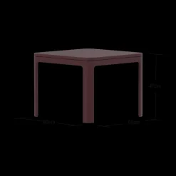 Flexa Nova lille bord Pomegranate