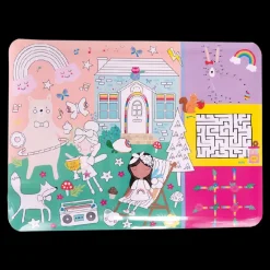 Floss & Rock - Male & Tegnemåtte - Regnbue