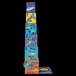 Floss & Rock - Stableklodser pap m. figurer - Biler