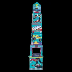 Floss & Rock - Stableklodser pap m. figurer - Biler