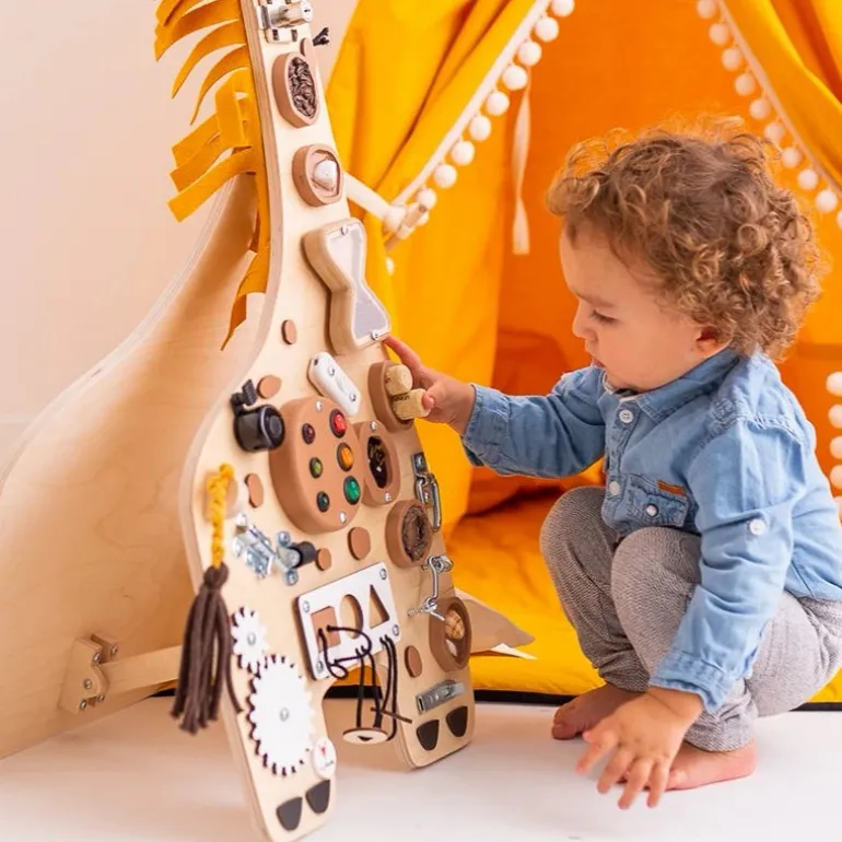 Foxy Family Aktivitetstavle Giraf til gulv