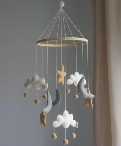 Gamcha uro sky måne stjerne grå beige