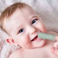 Haakaa Fingertandbørste - Grey