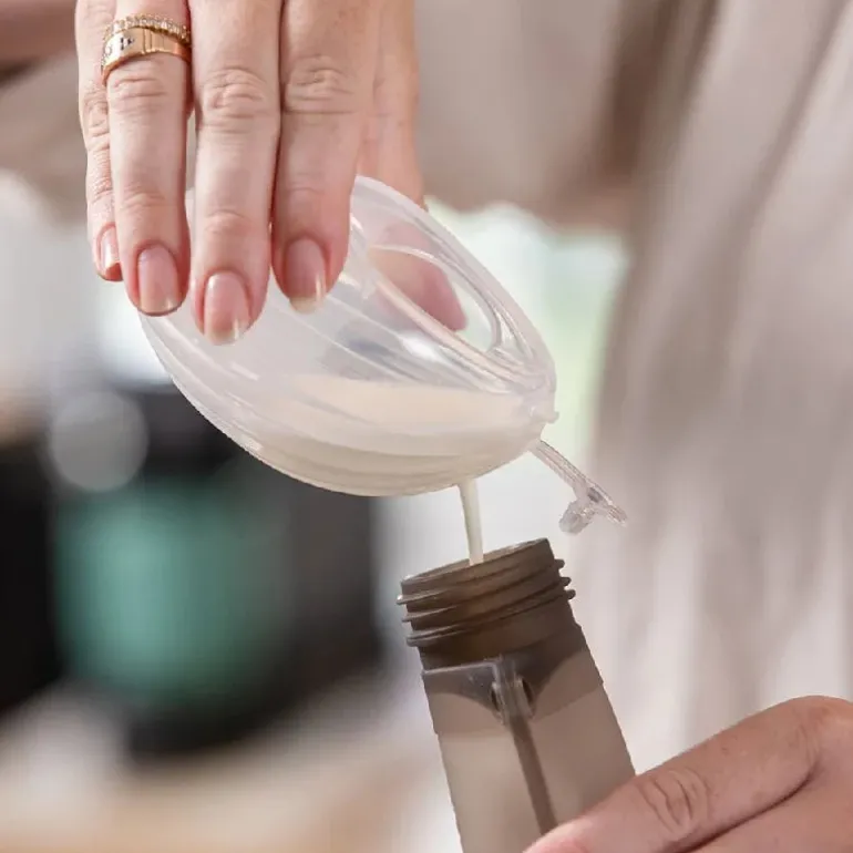 Haakaa Shell Brystpumpe inkl steriliseringspose - 2x75ml