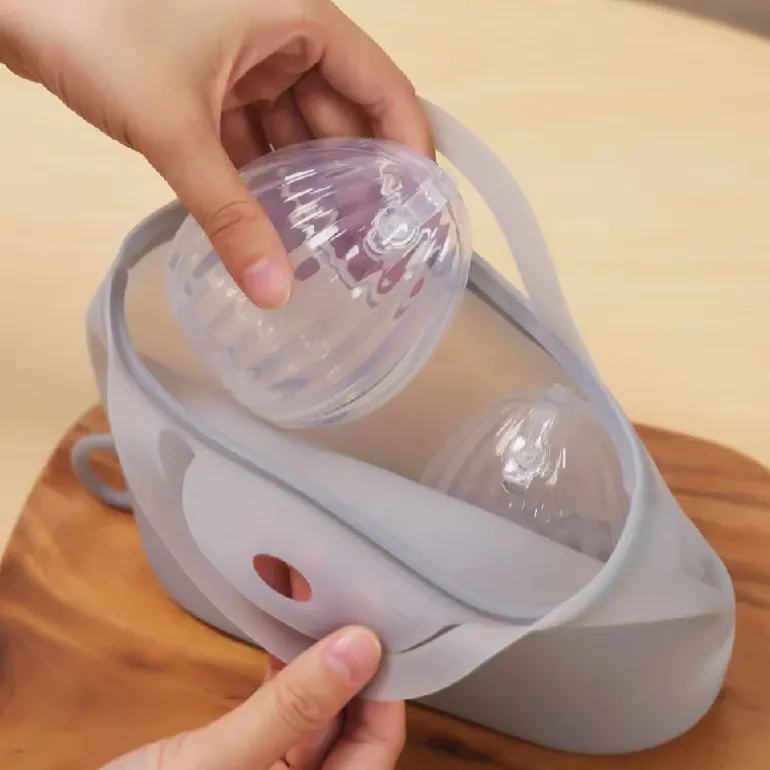 Haakaa Shell Brystpumpe inkl steriliseringspose - 2x75ml