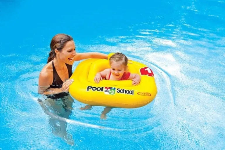 INTEX Deluxe Baby Float Pool School Step 1 - 79x79 Cm.