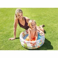 INTEX 3-Ring Baby Pool - 28L - 61x22 Cm.