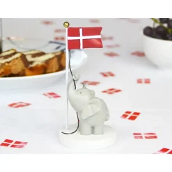 Kids By Friis Bordpynt - elefant og mus 13 cm