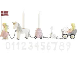 Kids By Friis Fødselsdagstog - blomsterfeer m. 11 tal