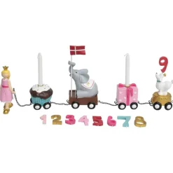 Kids by Friis fødselsdagstog Prinsesse med 9 tal