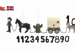 Kids by Friis Fødselsdagstog cowboy m. 11 tal