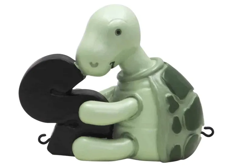 Kids By Friis S bogstav med skildpadde til navnetog