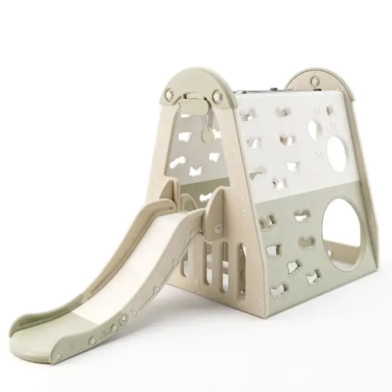 Kids Zone aktivitets hus med rutsjebane og gynge