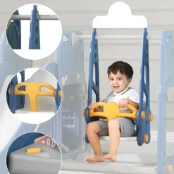 Kids Zone aktivitets lastbil med rutsjebane og gynge